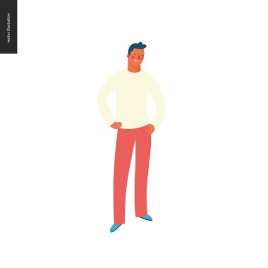 Parlak insanlar portreler - genç adam