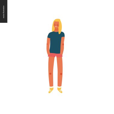 Parlak insanlar portreler - genç kadın