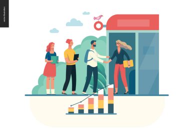 İş serisi - ortaklar şablonu web