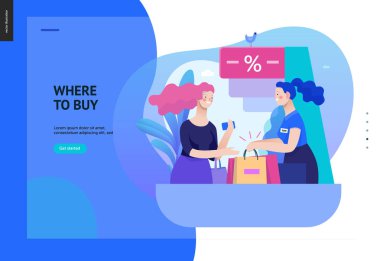 İş serisi - web şablonu satın alınır