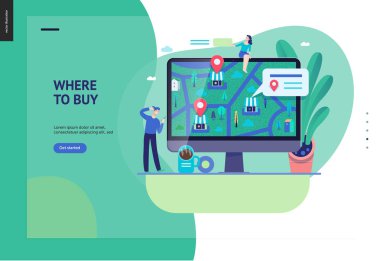 İş serisi - web şablonu satın alınır