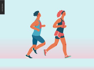 Maraton yarışı grubu