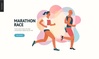 Maraton yarışı grubu