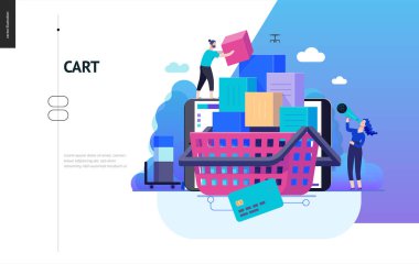 İş serisi - sepeti web şablonu