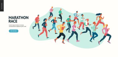 Maraton yarışı grubu