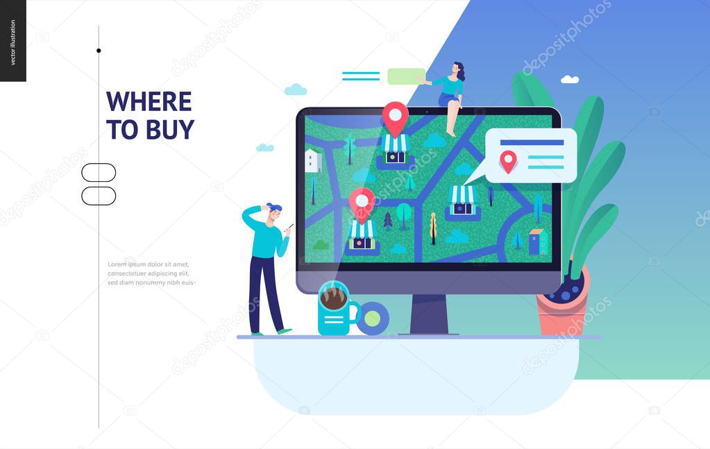 Business series - where to buy web template