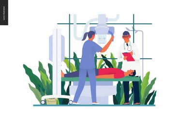 Tıbbi test şablonu - X-ray testi