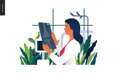 Tıbbi test şablonu - X-ray testi