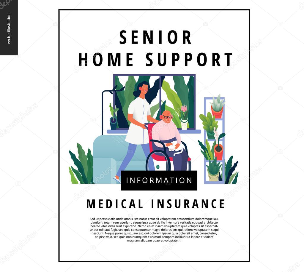 Medical insurance template - senior home support