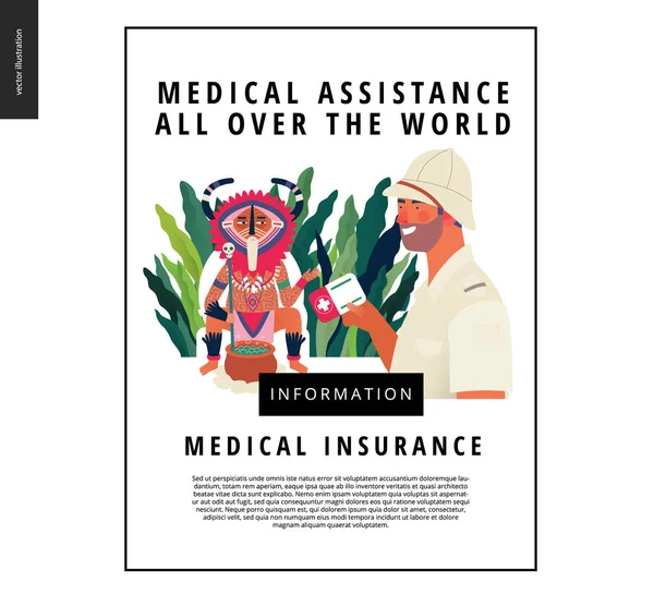 Medical insurance template - medical assistance all over the world