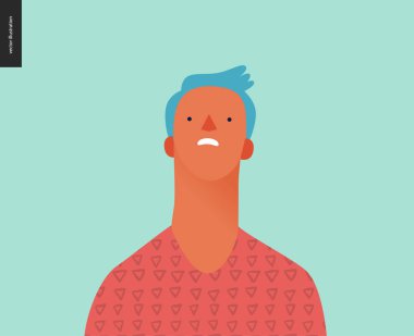 Parlak insanlar portre - genç adam