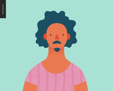 Parlak insanlar portre - genç adam