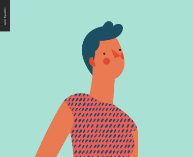 Parlak insanlar portre - genç kadın