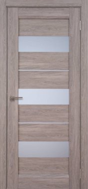 Bir kolu ile ahşap kapılar.