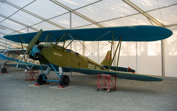 Aereo Antico Nel Museo Dell Aviazione — Foto Stock