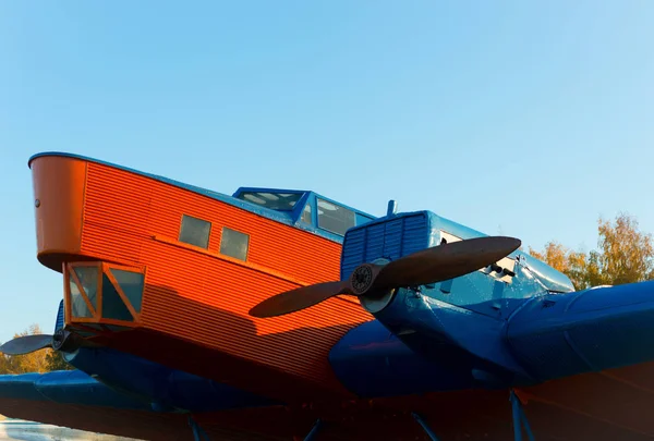 Antike Flugzeuge Luftfahrtmuseum — Stockfoto