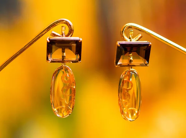 Jewelry, earrings — Stock Photo, Image