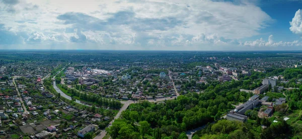 上からニジンの街。ウクライナ — ストック写真