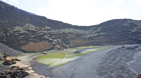 Utsikt Över Lanzarote Juli 2015 Kanarie Öarna Spanien — Stockfoto