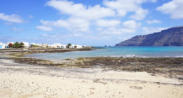 Mening Van Lanzarote Juli 2015 Canarische Eilanden Spanje — Stockfoto