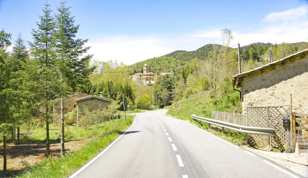 Bergweg Montseny Barcelona Catalonië Spanje — Stockfoto