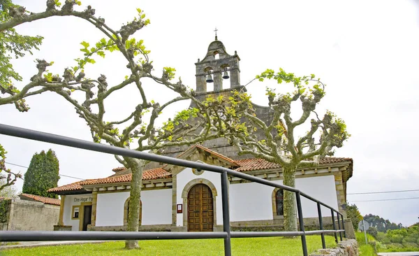 San Esteban Leces Uur Mei 2016 Prinsdom Asturië Asturias Spanje — Stockfoto