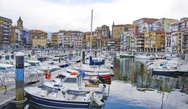 bağlantı noktası Bermeo, 12:15 PM.; 15 Mayıs 2015; Vizcaya, İspanya, Europe