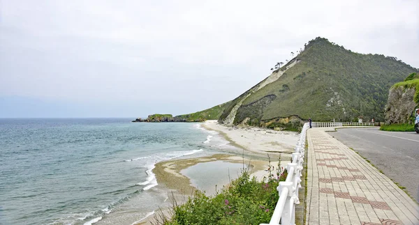 Candas Beach Asturias Prensliği Asturias Spanya Avrupa — Stok fotoğraf