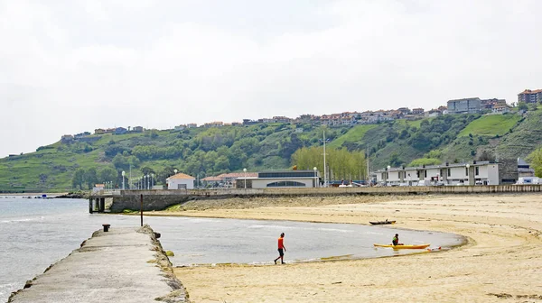 Suances ビーチします 2015 スペイン カンタブリア — ストック写真