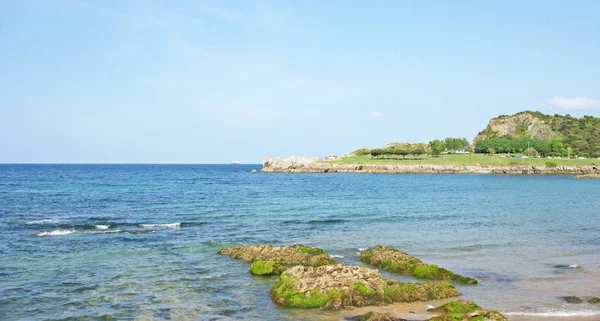 Castro Urdiales Beach Santander Ore Maggio 2015 Cantabria Spagna — Foto Stock