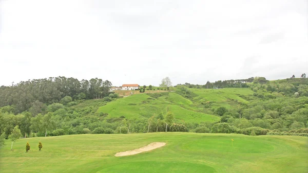 Campo Golfe Comillas Santander Maio 2015 Cantábria Espanha — Fotografia de Stock