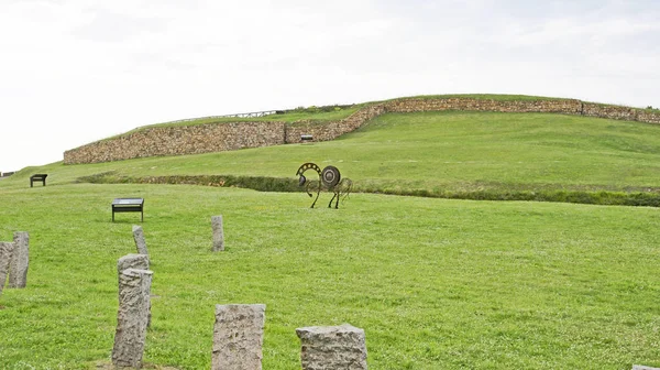 Arkeolojik Park Campa Torre Mayıs 018 Gijn Asturias Spanya Asturias — Stok fotoğraf