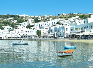 Mykonos, Yunanistan, Avrupa'nın görünümü