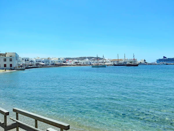 Vista Mykonos Grécia Europa — Fotografia de Stock