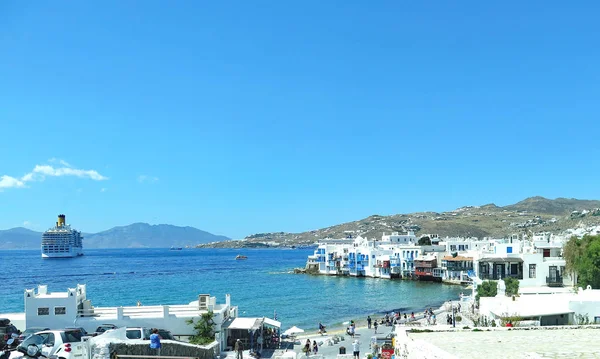 View of Mykonos, Greece, Europe
