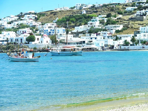 Veduta Mykonos Grecia Europa — Foto Stock