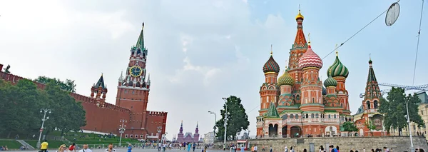 Красная Площадь Москвы Августа 2015 Россия — стоковое фото