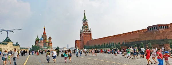 Красная Площадь Москвы Августа 2015 Россия — стоковое фото