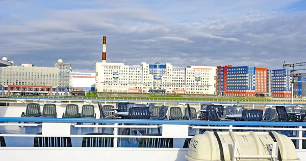 Cruise Ship Port Petersburg Russia — Stock Photo, Image