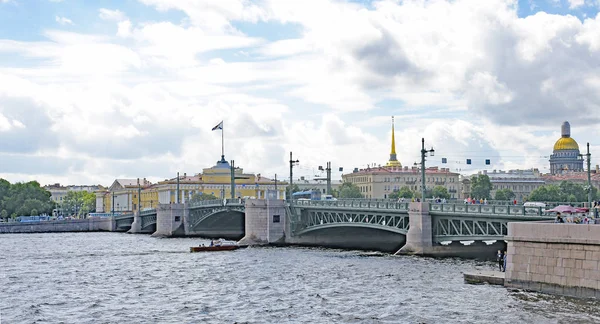 Petersburg Řeky Něvy Plch Srpna 017 Rusko — Stock fotografie