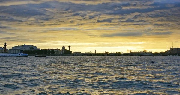 Ufer Des Flusses Petersburg Russland — Stockfoto