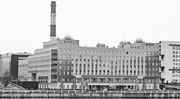 Banque Rivière Saint Pétersbourg Russie — Photo