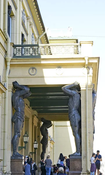 Sculture Statue San Pietroburgo Ore Agosto 2015 Russia Federazione Russa — Foto Stock