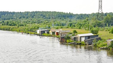 Rusya'da gezinilebilir nehir; Saat 18:30'da .; 15 Temmuz 2015; Rusya