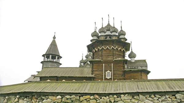 Παλιά Ρωσική Αρχιτεκτονική Στη Mandrogi Ιουλίου 2015 Ρωσία — Φωτογραφία Αρχείου