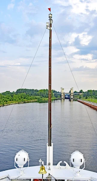 River Navigable Russia July 2015 Russia — Stock Photo, Image
