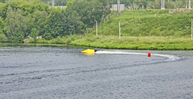 Volga Nehri üzerinde gezinilebilirlik; 16:30 .; 15 Temmuz 2016; Moskova, Rusya Federasyonu
