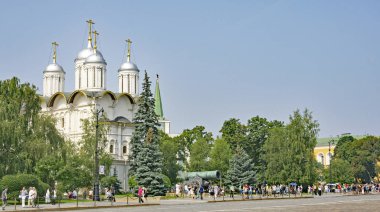 Binalar ve bahçeleri Kremlin'in, Moskova, Rusya Federasyonu
