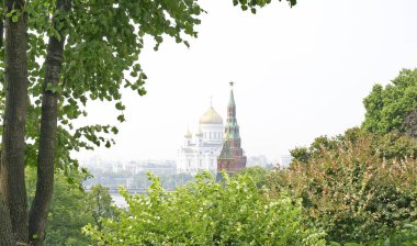 Binalar ve bahçeleri Kremlin'in, Moskova, Rusya Federasyonu