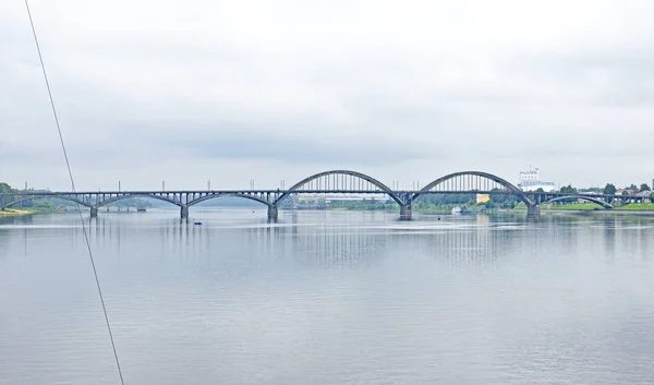 伏尔加河畔的里宾斯克 下午12 2015年7月15日 俄罗斯 — 图库照片